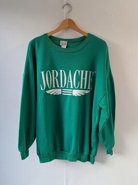 Vintage 80s 90s Jordache Wing Logo Crewneck Sweatshirt Large NWT Made in Canada